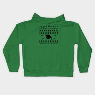 Ugly christmas sweater / student edition Kids Hoodie